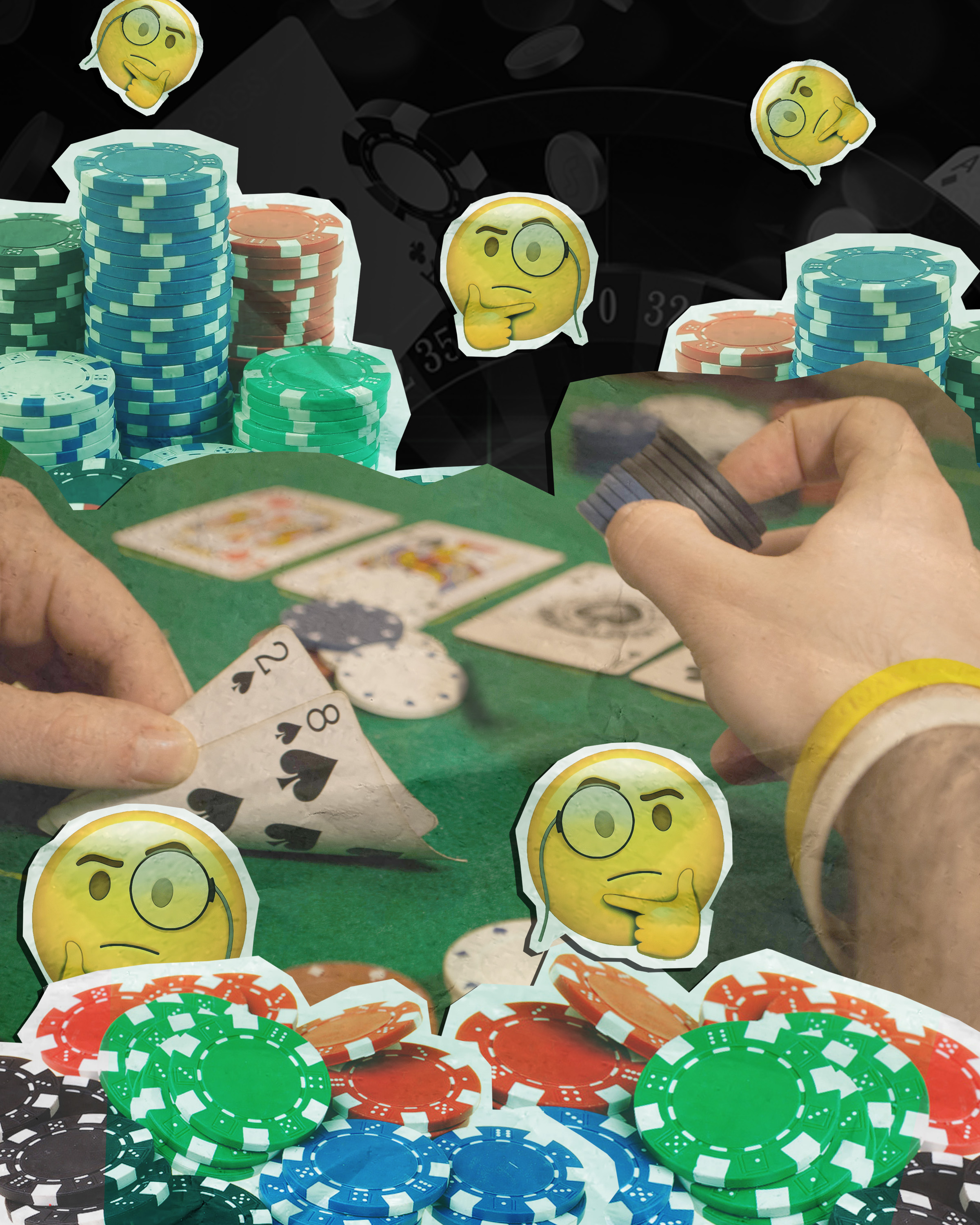How to understand that an amateur is bluffing?