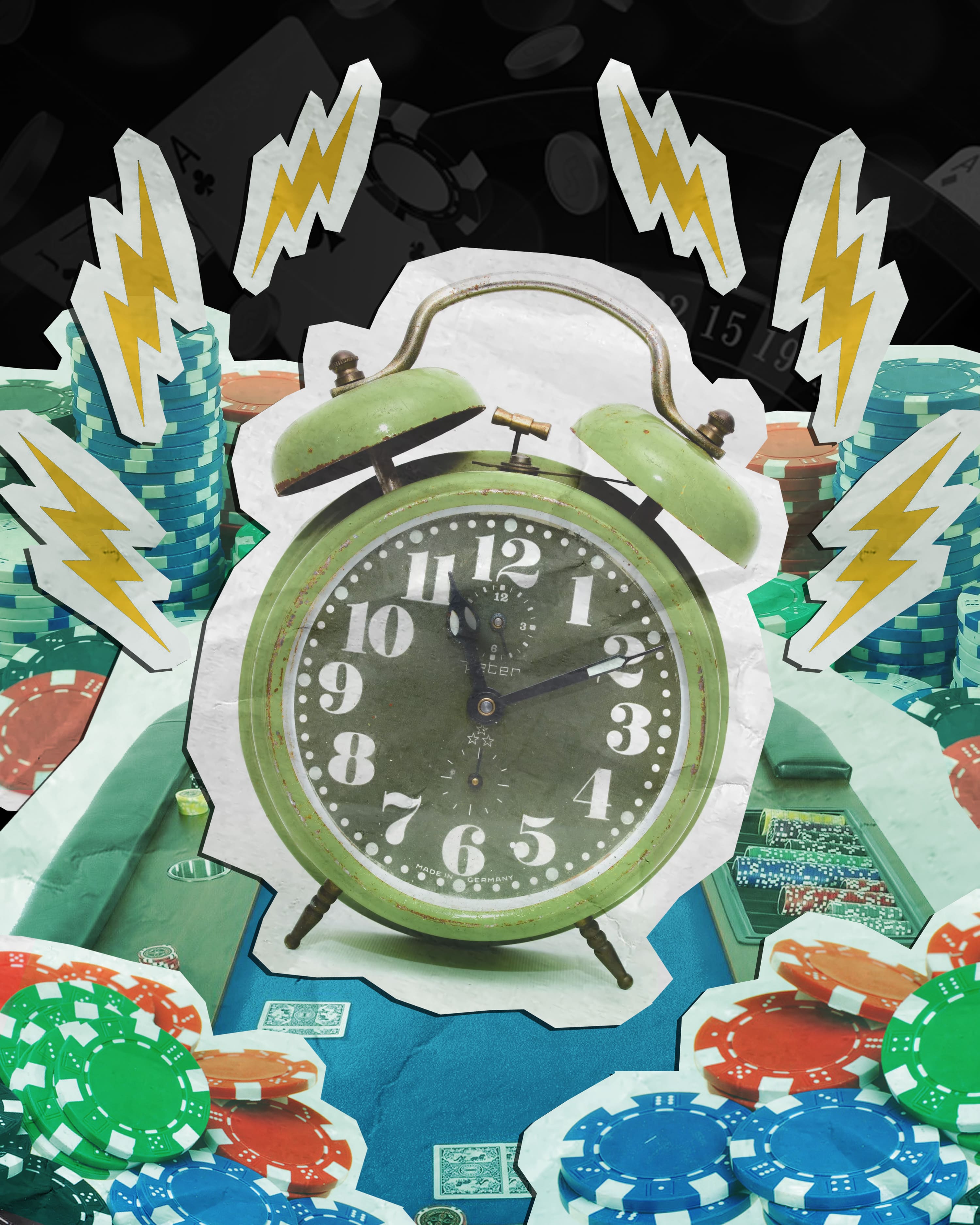 Hourly schedules aid timely table exits after losses.