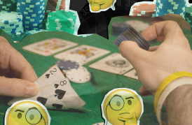 How to understand that an amateur is bluffing?